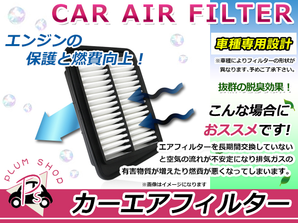 92％以上節約 送料無料 エアクリーナー スズキ エブリイワゴン EVERY WAGON ABA-DA64W 互換 純正品番 13780-68H00  エアフィルター